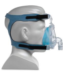 Philips Respironics ComfortGel Blue Full Face CPAP Mask with Headgear Side