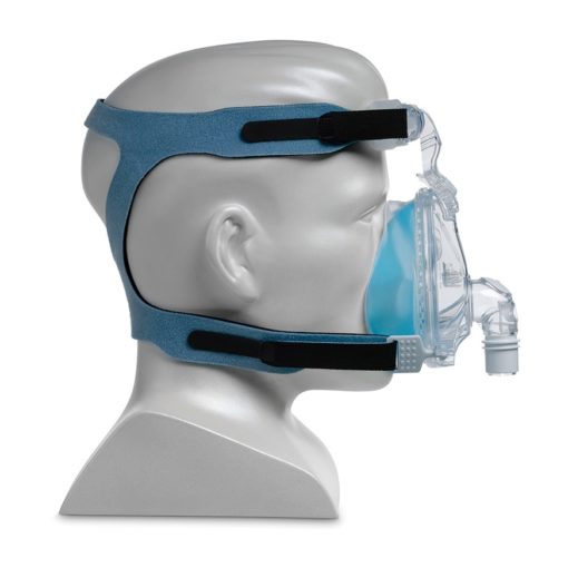 Philips Respironics ComfortGel Blue Full Face CPAP Mask with Headgear Side