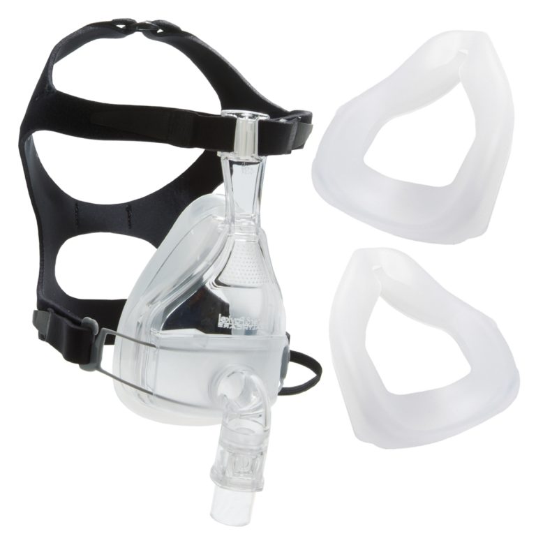Ascend Blue Air Gel Full Face CPAP / BiPAP Mask with Headgear