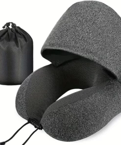 travel-cpap--Comfortable-Memory-Foam-Travel-Pillow-with-Hidden-Hoody-for-Sleeping-cpap-store-usa