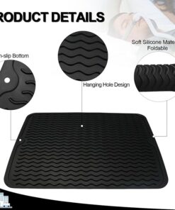 cpapology-black-non-slip-silicone-protector-mat-pad-for-cpap-or-bipap-machine
