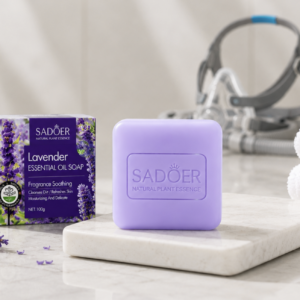 CPAP Store USA® Lavender Essential Oil Soap Bar for CPAP Before Care & Daily Skin Wellness